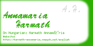 annamaria harmath business card